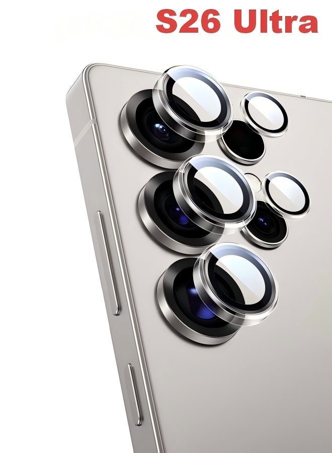 حامي عدسة كاميرا سامسونج جالاكسي S26 ألترا، HD مضاد للتوهج، متوافق مع الجرابات، إعادة إنتاج ألوان فائقة، زجاج مقسى فائق النحافة 9H، مقاوم للخدوش، حامي عدسة فردي سهل التركيب - Image 1